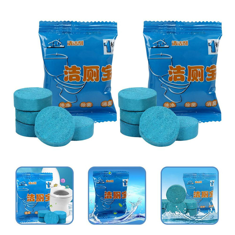 JMG Household Supplies WC Reinigungs-Bälle zur Toilettenschüssel-Reinigung und Luftauffrischung, 10 Stück, Blau - Bild 3