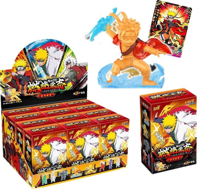 KAYOU Naruto, Naruto Sasuke Kampfszene, Set, mit Gummifigur Modell - Bild 1