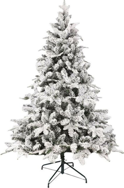 Mobili Rebecca Künstlicher Weihnachtsbaum in Weiß und Grün mit 1249 Zweigen, Höhe: 180 cm - Bild 1