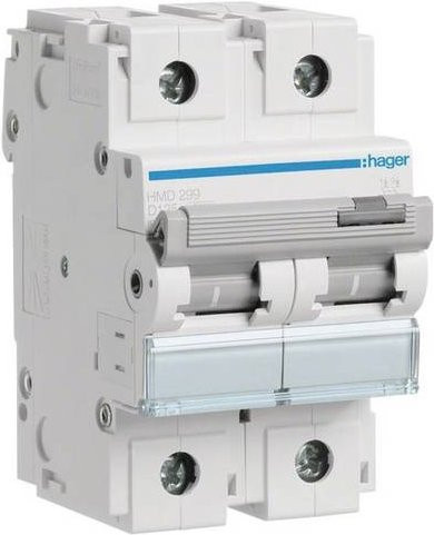 Hager Leitungsschutzschalter HMD299 2-polig 125A 415V in Weiß - Bild 1