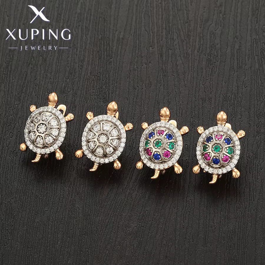 Xuping Jewelry Creolen, Gold, Zirkonia, Damen - Bild 2