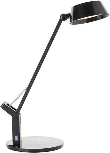 Brilliant Kaila LED Tischleuchte Schwarz mit Induktionsladeschale und dimmbarer Lichtfarbe - Bild 1
