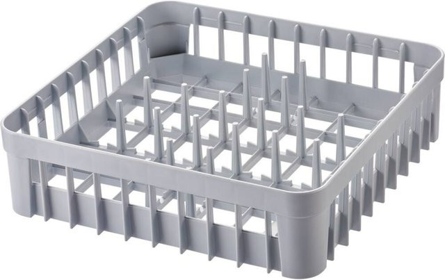 Stalgast Tellerkorb aus Kunststoff, grau, B/T/H: 40 x 40 x 11 cm - Bild 1