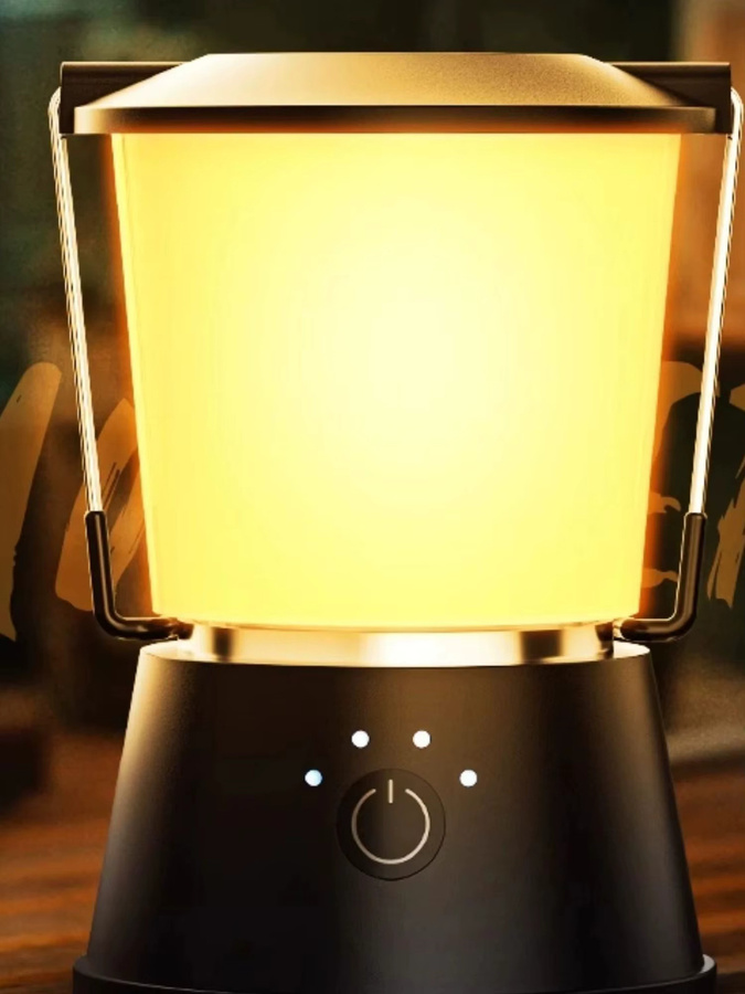 ESMARTER LED Camping Lampe Schwarz Multifunktionale Hängende Zeltbeleuchtung mit Touch-Steuerung - Bild 6