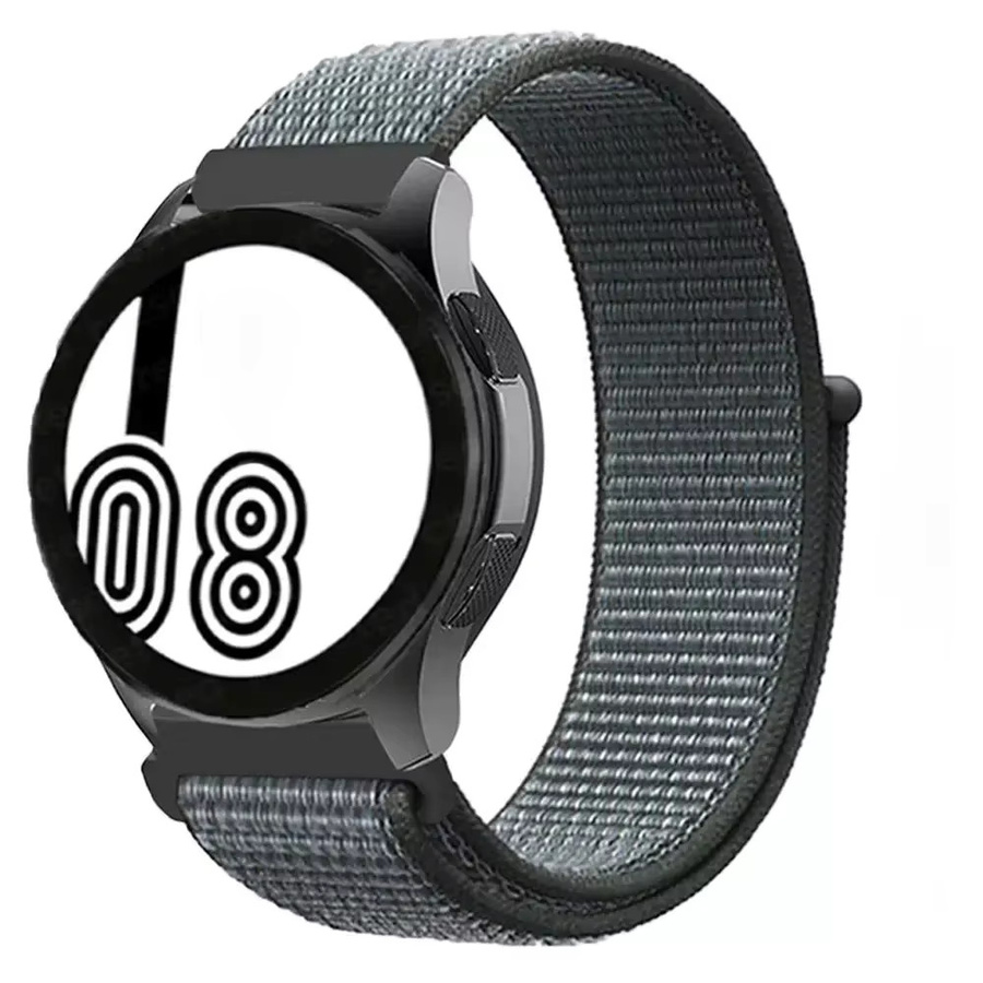 Uhrenarmband Nylon, Schwarz, Unisex - Bild 4