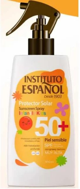 Instituto Español Sonnenspray Kinder, LSF 50+, 300 ml, Empfindliche Haut - Bild 1