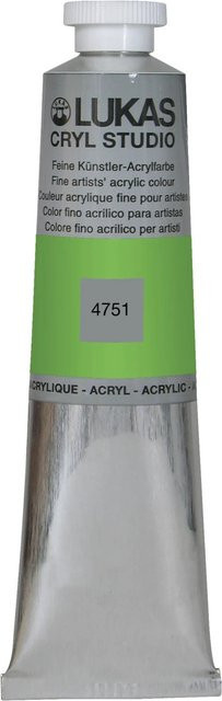 Lukas Cryl Studio Premium-Acrylfarbe Chromgrün hell 75 ml - Bild 1