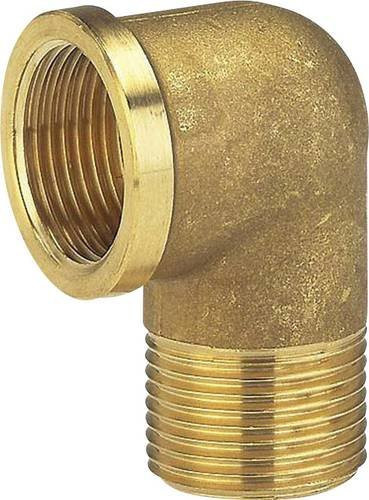 Gardena Messing Winkelstück 90 Grad in Gold mit IG 30,3 mm und AG 33,3 mm - Bild 1