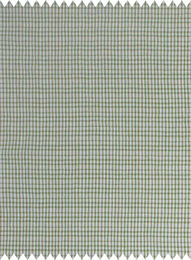 Quenin Fabric Cambremer Prairie Dekoration in Grün mit kariertem Vintage-Design - Bild 1