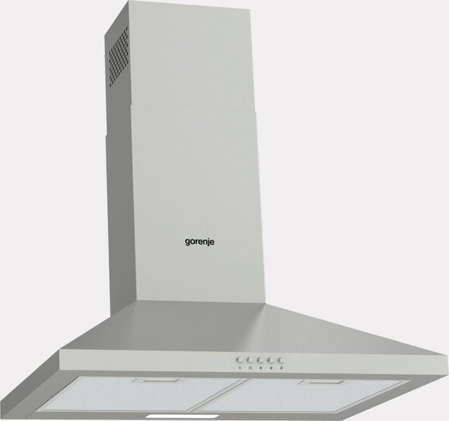 Gorenje Dunstabzugshaube WHC629E4X-DE in Silber, Wandmontage mit Aktivkohlefilter und LED-Display - Bild 1