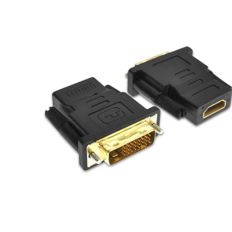 Bidirektionaler DVI auf HDMI Adapter Konverter in Schwarz für PC, Laptop und TV-Box, 1080P Kompatibel - Bild 2