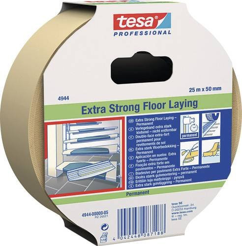 tesafix 4944 TESA EXTRA STRONG Doppelseitiges Klebeband Weiß, Breite: 50 mm, Länge: 10 m - Bild 1