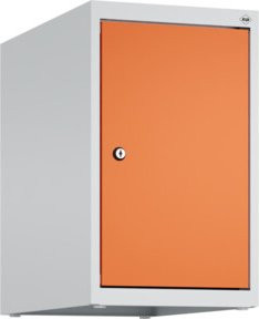 C+P Aufsatzschrank 7035/2004 mit Zylinderschloss und 1 Abteil, Stahlkonstruktion, B/T/H: 50 x 30 x 50 cm - Bild 1