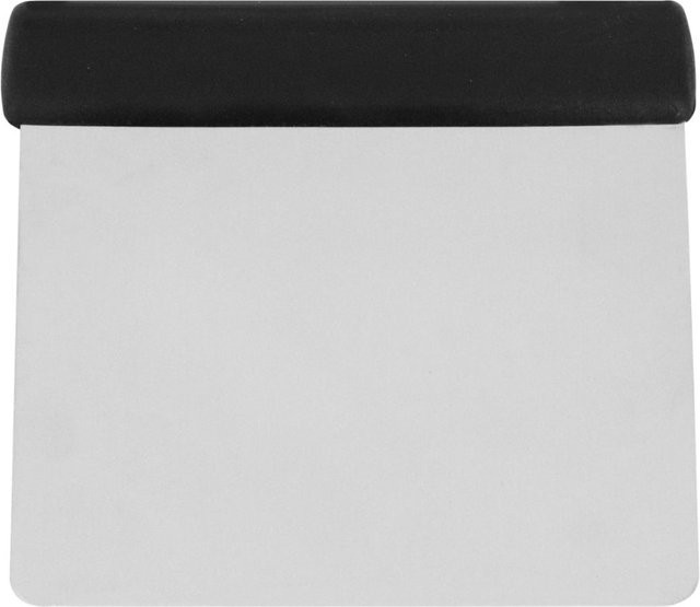 Schneider Teigschaber aus Edelstahl mit flexibler Klinge, schwarz/edelstahl, L 12 cm x B 11 cm - Bild 1