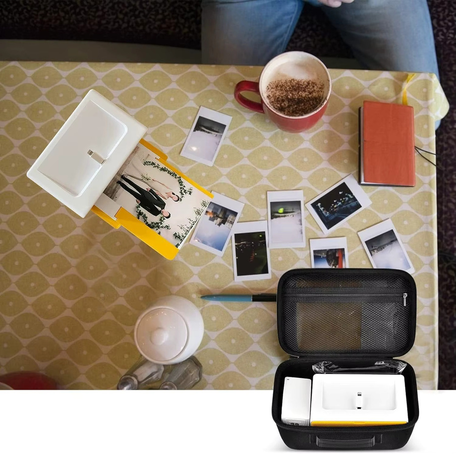 Schutzhülle in Schwarz kompatibel mit Kodak Dock Plus und Kodak Dock Premium Wi-Fi tragbaren 4x6 Zoll Instant-Fotodruckern mit Bluetooth und Wi-Fi Unterstützung - Bild 6