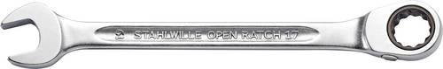 Stahlwille Ratschen-Ringmaulschlüssel OPEN-RATCH, Schlüsselweite: 16 mm, Farbe: Silber - Bild 1