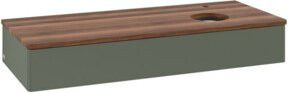 V&B Antao Waschtischunterschrank mit Beleuchtung, Farbe: Weiß/Grau, B/T/H: 120 x 50 x 19 cm - Bild 1