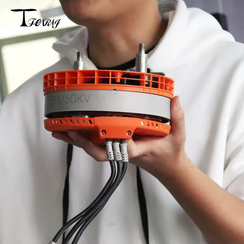 DJI T100/FC100 Drohnen-Motorschutzabdeckung für landwirtschaftlichen Pflanzenschutz, obere und untere Abdeckung in Grau und Orange - Bild 3