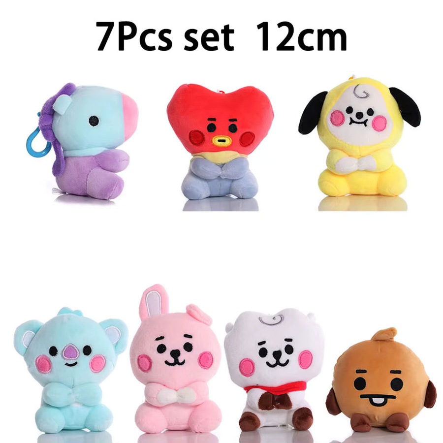 BT21 LINE FRIENDS Plüschtiere, Mini Schlüsselanhänger, Stofftierpuppe - Bild 2