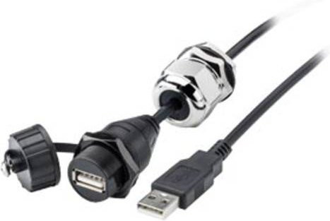 Siemens SPS-Anschlusskabel USB-C auf USB-A in Schwarz 6AV6881-0AF22-0LC0 - Bild 1