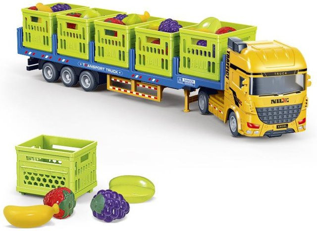 Linyi toy car, Trägheits-Transport-LKW-Spielzeug, Simulation Druckguss, ab 3 Jahre - Bild 1