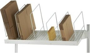 Rau Kartonagenmagazin in Grau, B/T/H: 125,0 x 65,0 x 50,0 cm - Bild 1