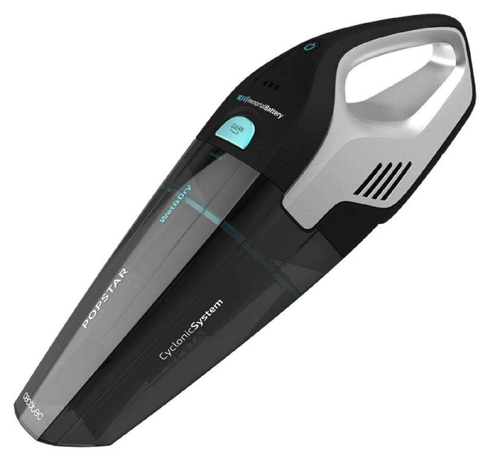 Cecotec 05540 Akku-Staubsauger, beutellos, schwarz, 0,5 l, 65 dB, trocken - Bild 1