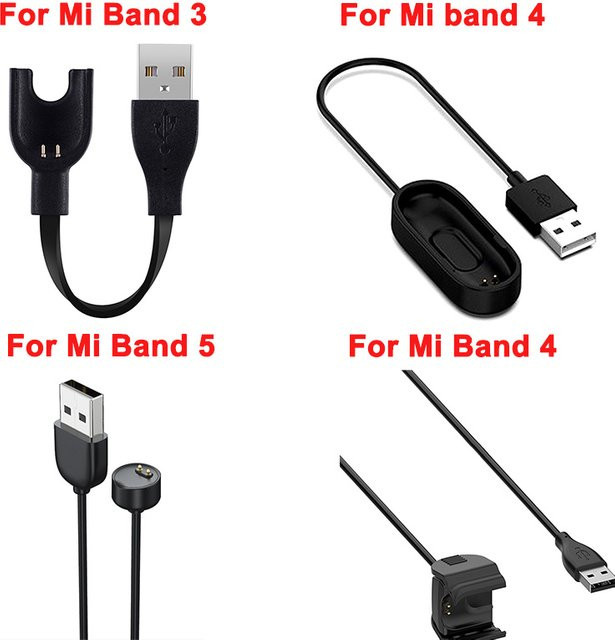 Xiaomi USB-Ladekabel für Mi Band 2, Mi Band 3 und Mi Band 4 Smart Band in Schwarz - Bild 1