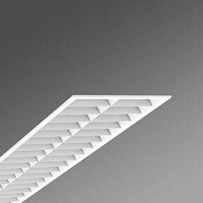 Regiolux LED-Sportstättenleuchte THLE/15 in Weiß mit 4000K Cool White und bruchsicherem Stahlblechgehäuse - Bild 1