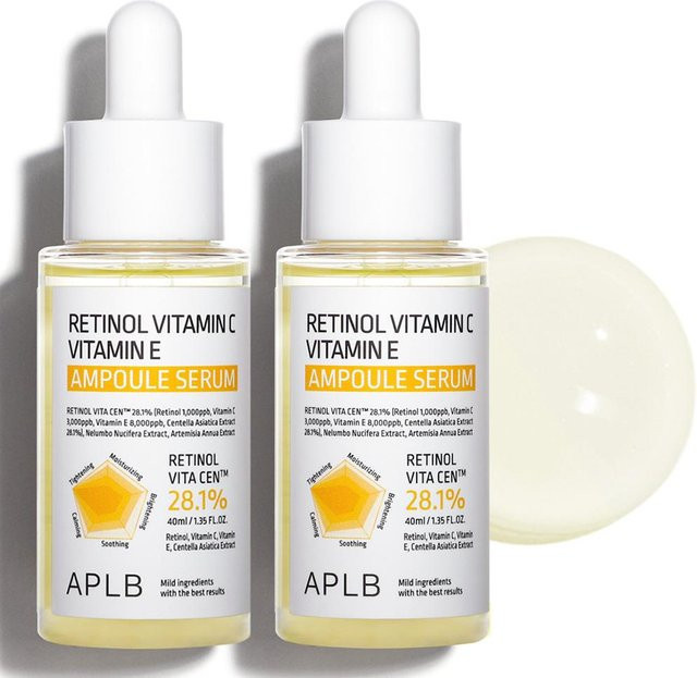 APLB Retinol Vitamin C Vitamin E Ampullenserum, 40 ml - Bild 1