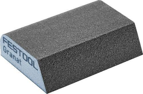 Festool Handschleifblock Granat Grau B/T/H: 6,9 x 9,8 x 2,6 cm Körnung 120 für Holz, Metall und Lack 6er Pack - Bild 1