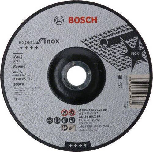 Bosch Trennscheibe gekröpft Expert for Inox Rapido AS 46 T INOX BF Durchmesser: 180 mm, Dicke: 1,6 mm, Farbe: Grau - Bild 1