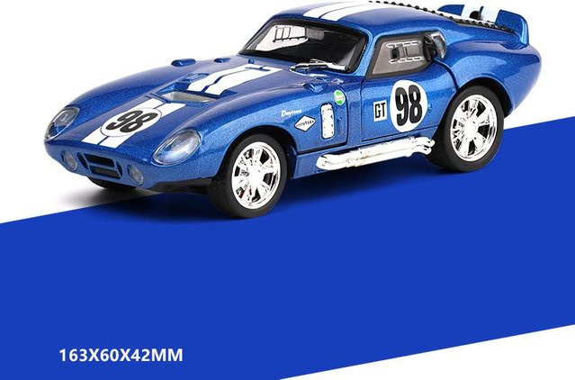Linyi toy car Shelby Cobra Daytona Coupe #98, Modellauto, 1:32, ab 18 Jahre - Bild 1