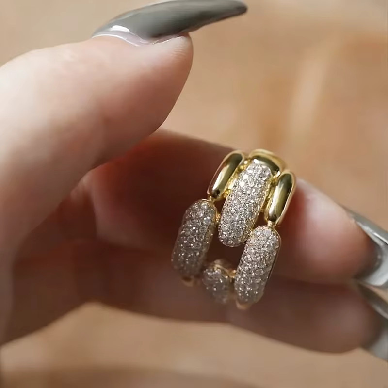 Huitan Damenring, Gold, Zirkonia - Bild 2