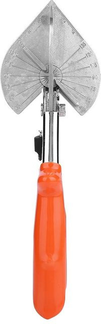 Multifunktionale verstellbare Winkelschere von Fishine für Kabelkanäle in Grau mit orangefarbenem Griff aus gehärtetem Stahl - Bild 1