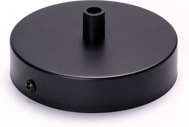 Orion Lightstyle Deckenbaldachin aus Metall in Schwarz Durchmesser: 100 mm - Bild 1