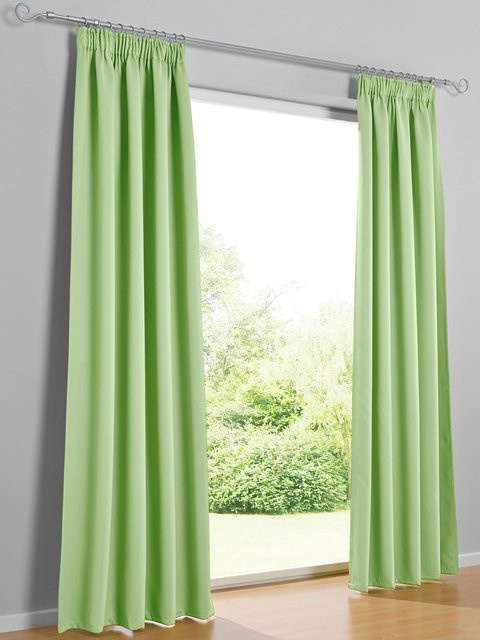Heine Home Blackout Stoffpanel Dekoschale in Grün - Bild 1