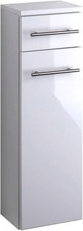 HELD MÖBEL Unterschrank Parma in Weiss, Hochglanz, Breite: 25 cm, Höhe: 79 cm, Tiefe: 20 cm - Bild 1