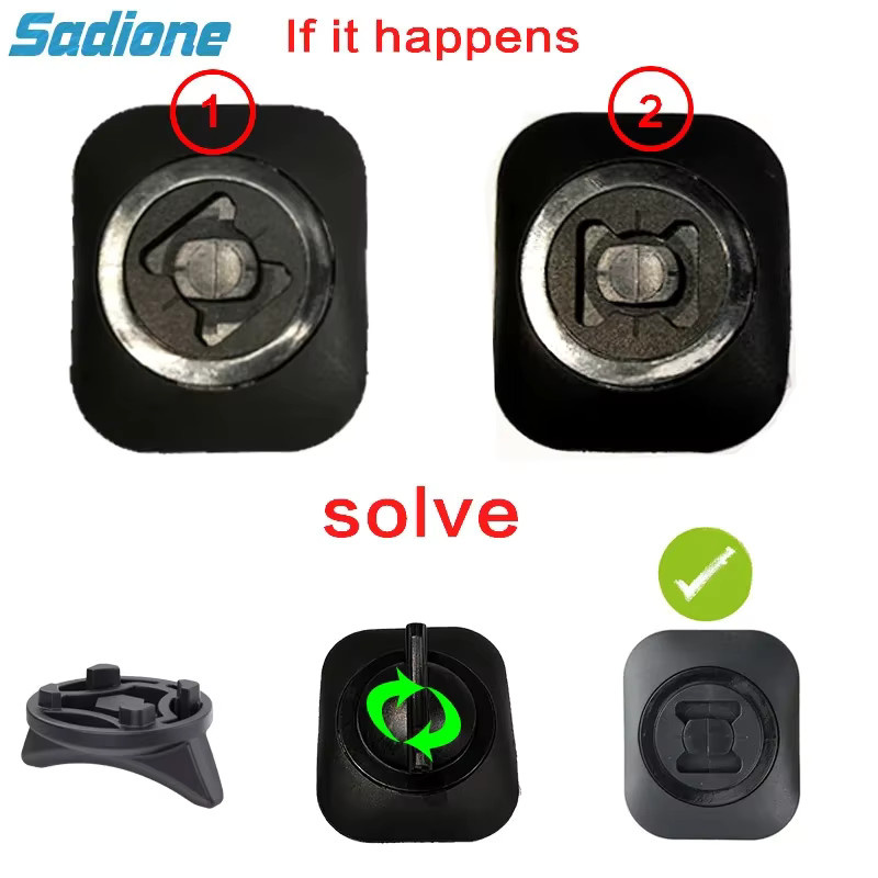 Universal Telefon Adapter Klebe Interface in Schwarz für Motorrad, Auto und Fahrrad zur schnellen Montage deines Handys - Bild 5
