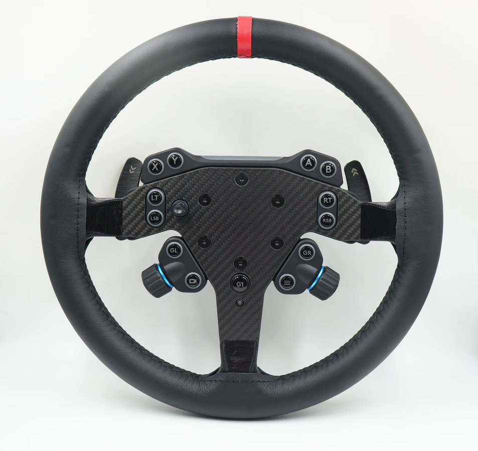 SIMPUSH Sim Wheel Mod GT3 GT4 für Logitech RS und RS50 Lenkradnabe, 13 Zoll, Schwarz - Bild 2