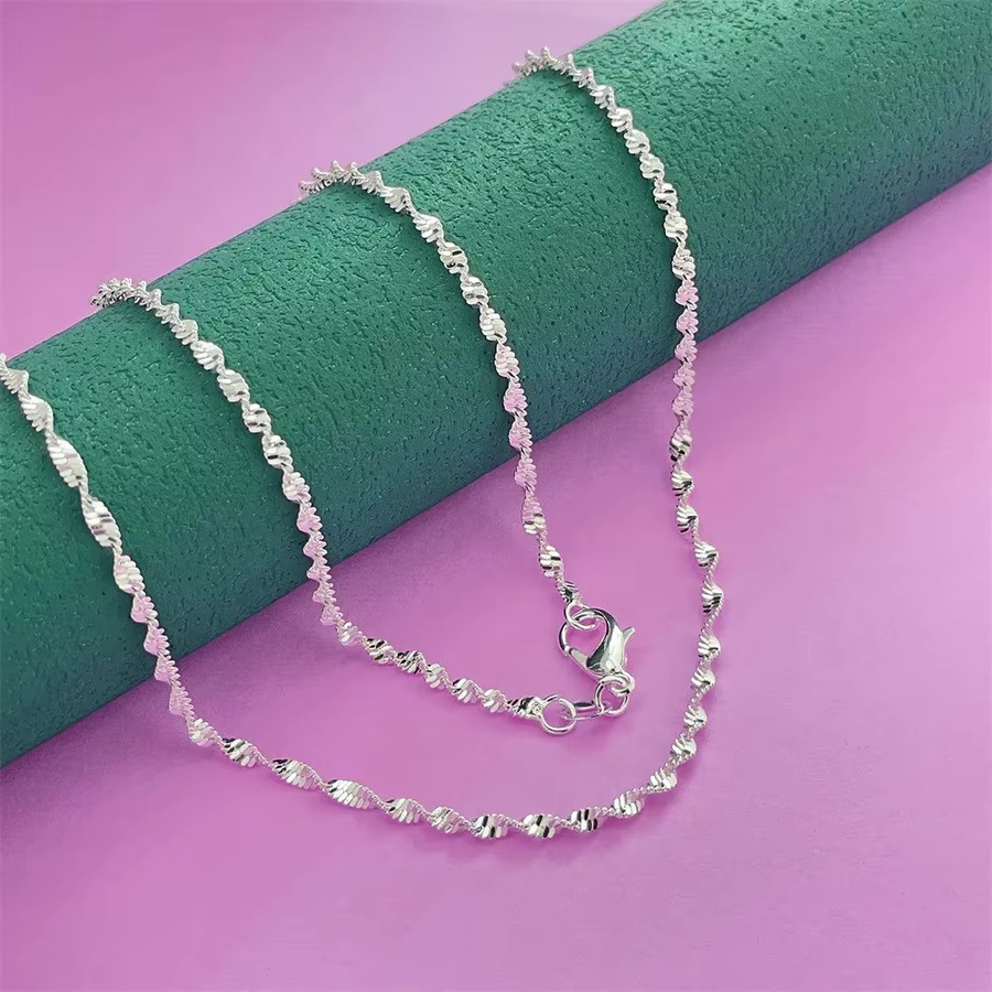 Halskette 925 Silber, 40–75 cm, Damen - Bild 2