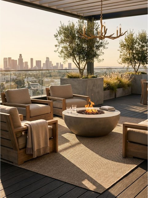 Kadima Design Outdoorteppich KASBERG im Vintage-Boho-Stil, Beige, B: 140 cm, T: 200 cm - Bild 1