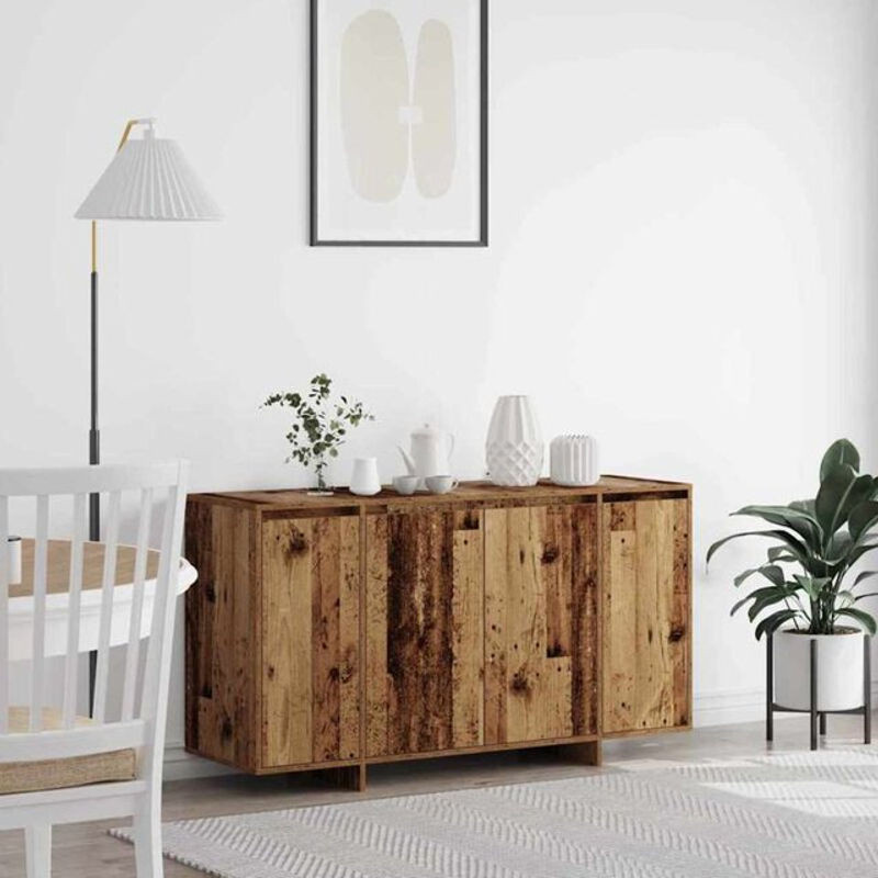 Vidaxl Sideboard aus Altholz in Braun im Industrial Design, B/T/H: 135 x 41 x 69 cm - Bild 1