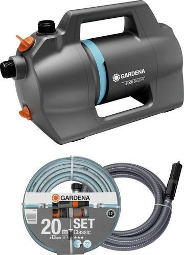 GARDENA Gartenpumpe 5000 Silent Set mit 5.100 l/h Förderleistung - Bild 1