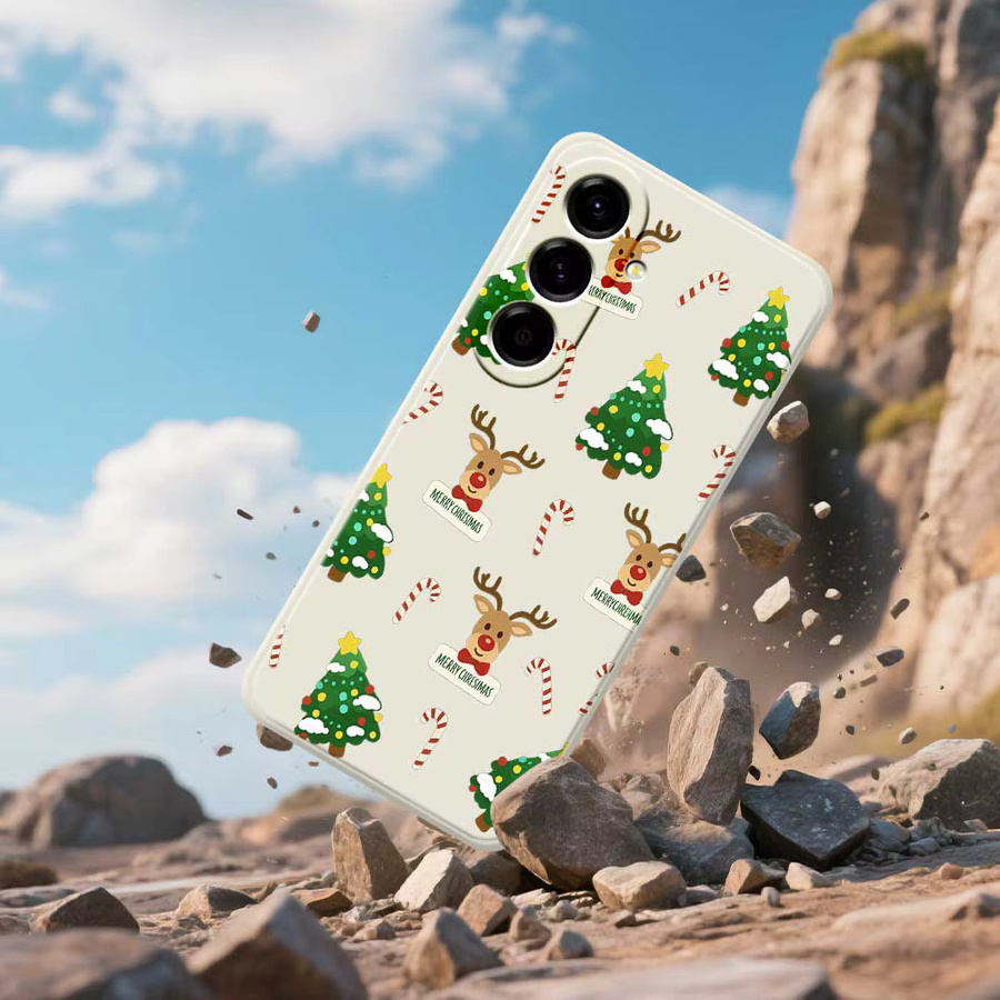 Handyhülle im Weihnachtsdesign für Samsung Galaxy A-Serie (A56, A55, A54, A53, A52, A36, A26, A16, A06, A35, A25, A15, A34, A24, A14, A33, A32, A23, A13) in Multicolour - Bild 2