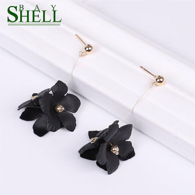 Wucifang Jewelry Ohrringe, Blumen, Tropfen, Weiß, Damen - Bild 1