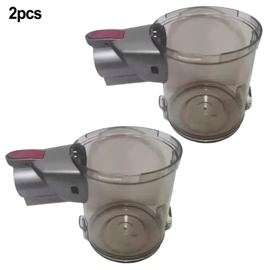 Vibratite Ersatz-Staubbehälter für HKoenig UP600 und UP810 Handstaubsauger, transparent, 1 oder 2 Stück - Bild 2