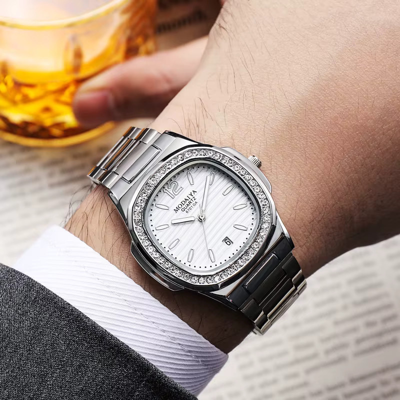 TVK Armbanduhr Edelstahl, Quarz, Silber, Datum, Herren - Bild 4