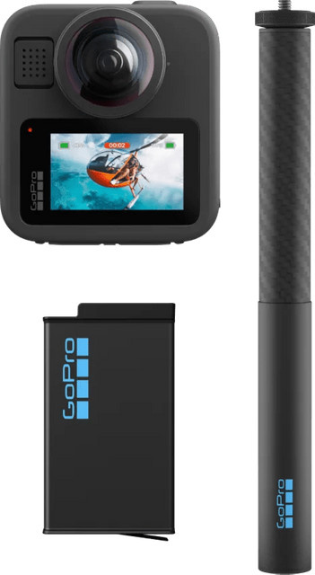 GoPro MAX2 Action Camera Starterset in Schwarz - Bild 1
