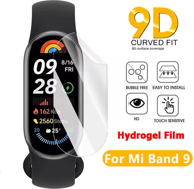 Xiaomi Screen Protector Hydrogel Film für Mi Band 9, transparent - Bild 1